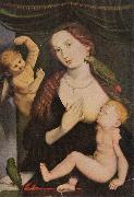 Hans Baldung Grien Madonna mit den Papageien oil painting
